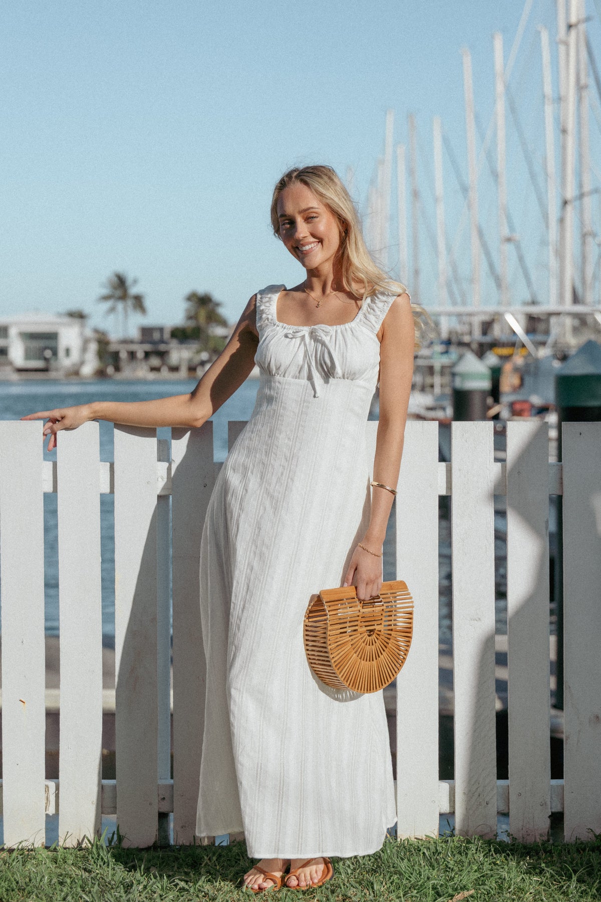 Jessalyn Maxi Dress - White