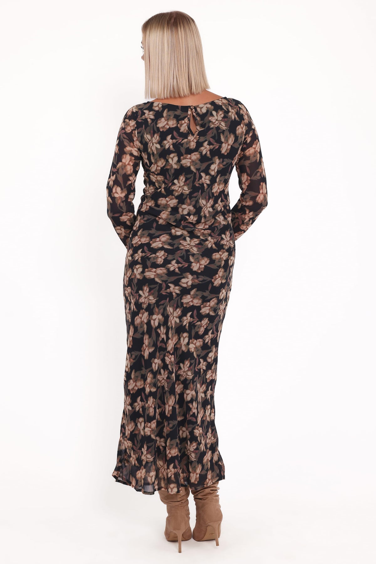 Joran Midi Dress - Fired Bloom