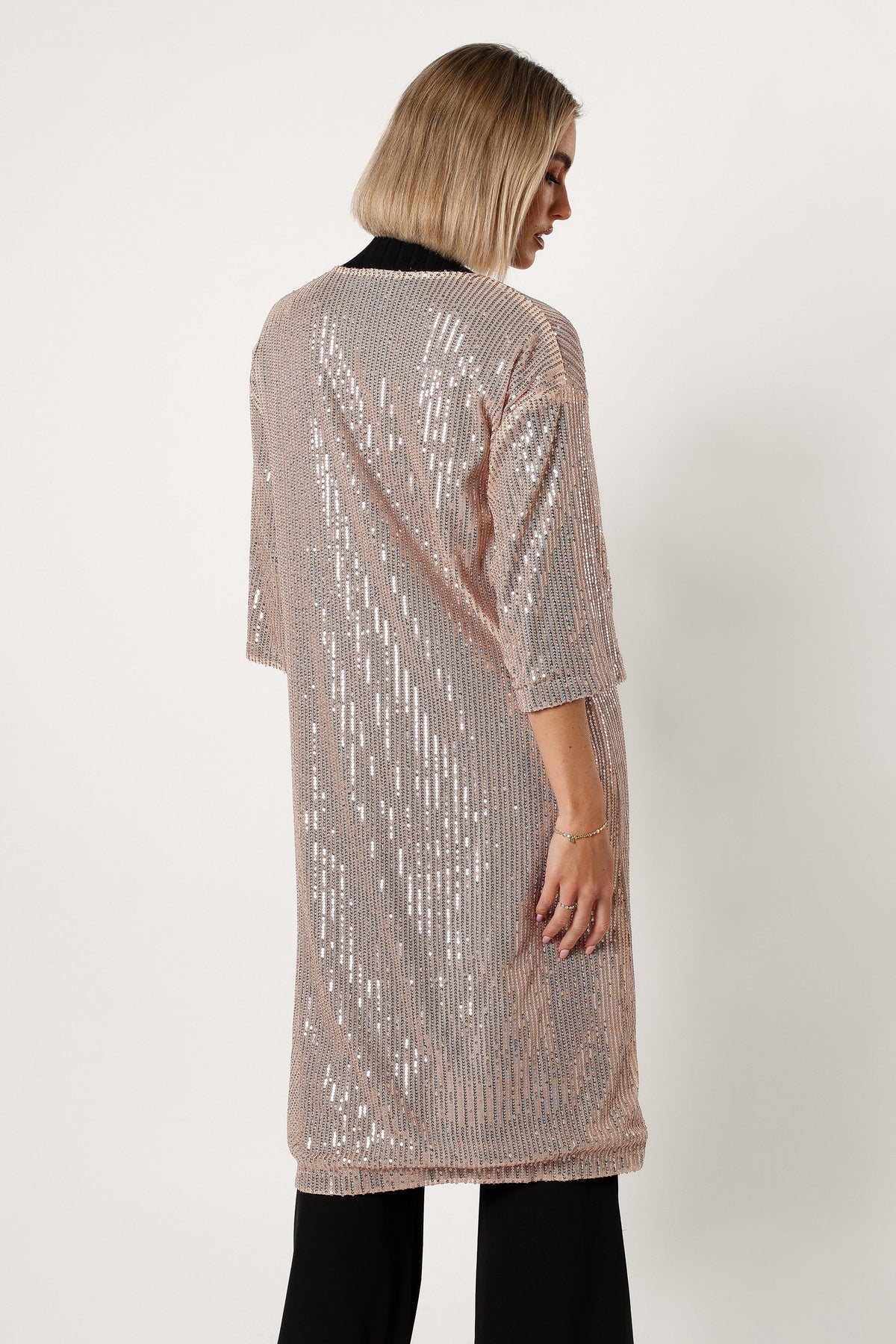Jayleen Sequin Duster - Gold