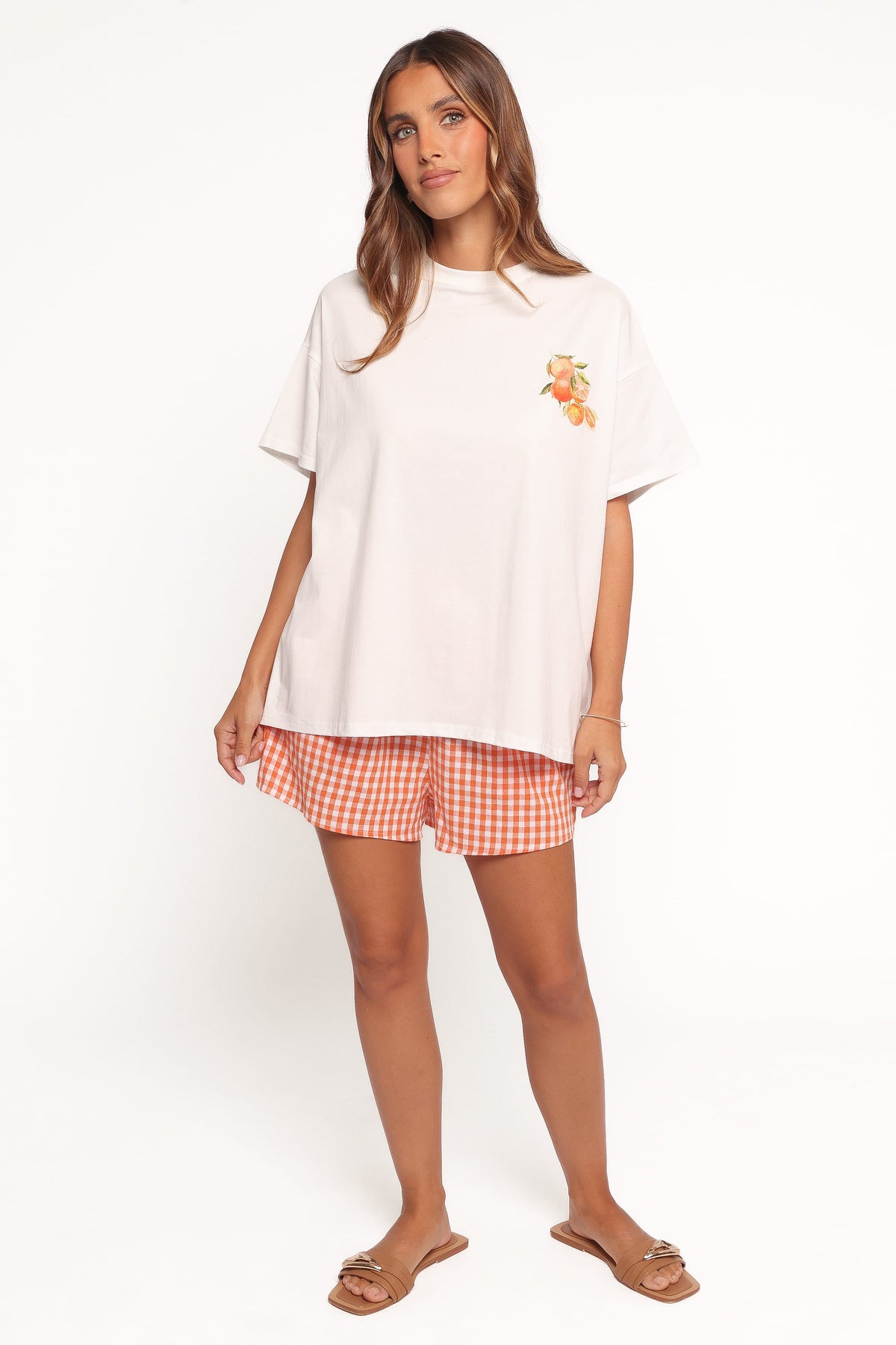 Emilia Short Set - Aperol Orange