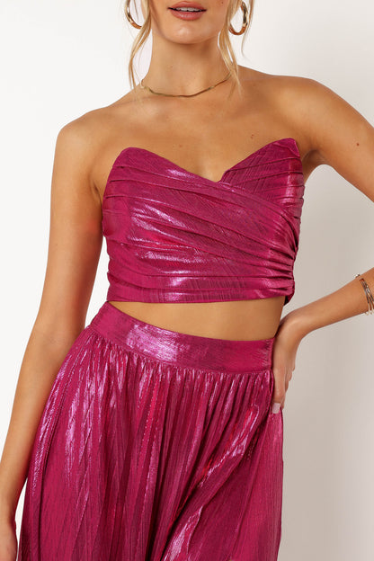 Hana Two Piece Set - Fuchsia
