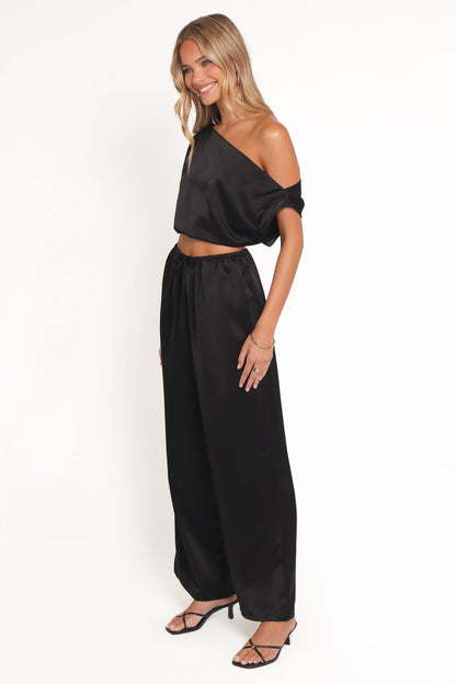 India Pant Set - Black
