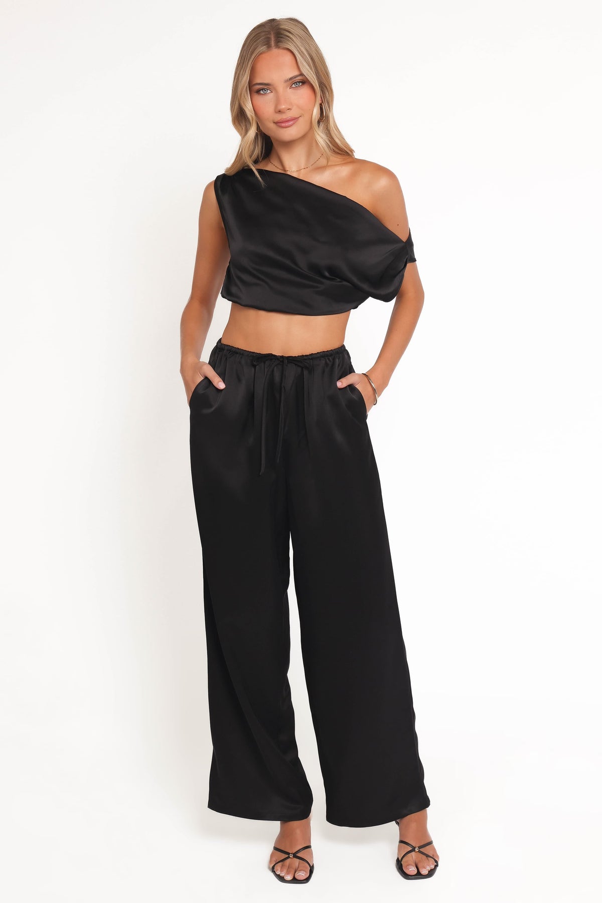 India Pant Set - Black