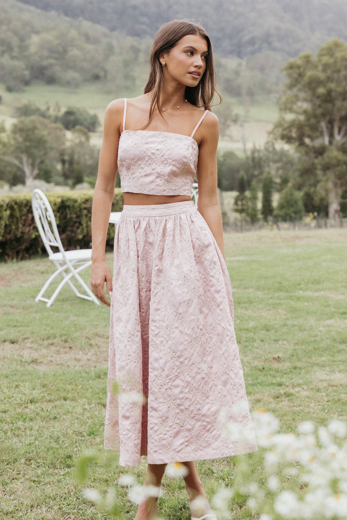 Jazara Skirt Set - Pink