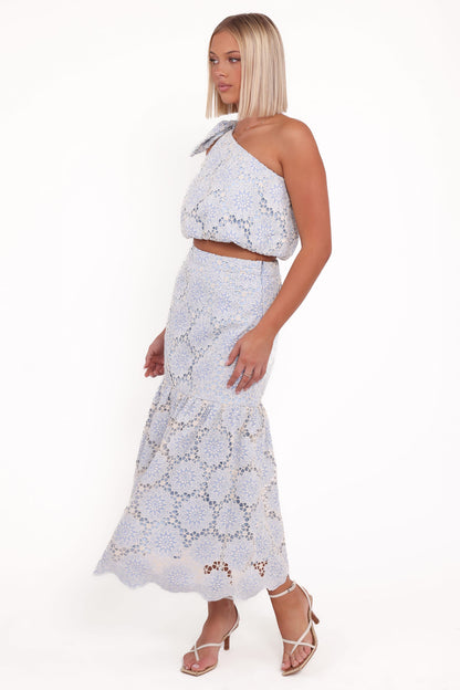Jennie Skirt Set - Blue