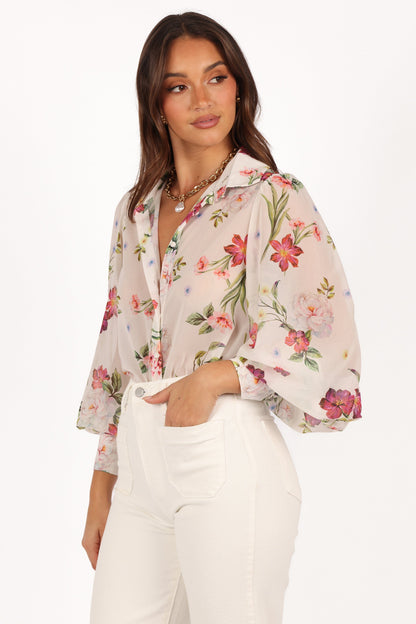 Fleetwood Blouse - Jaci White