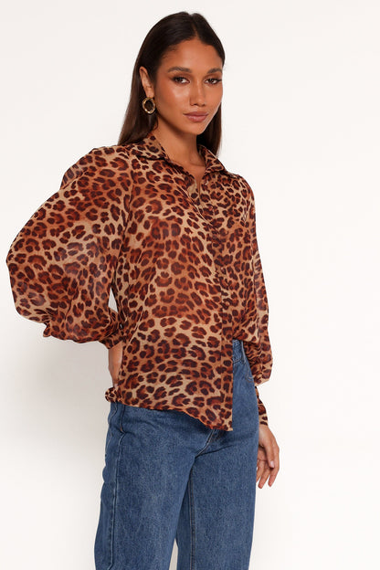 Fleetwood Blouse - Leopard
