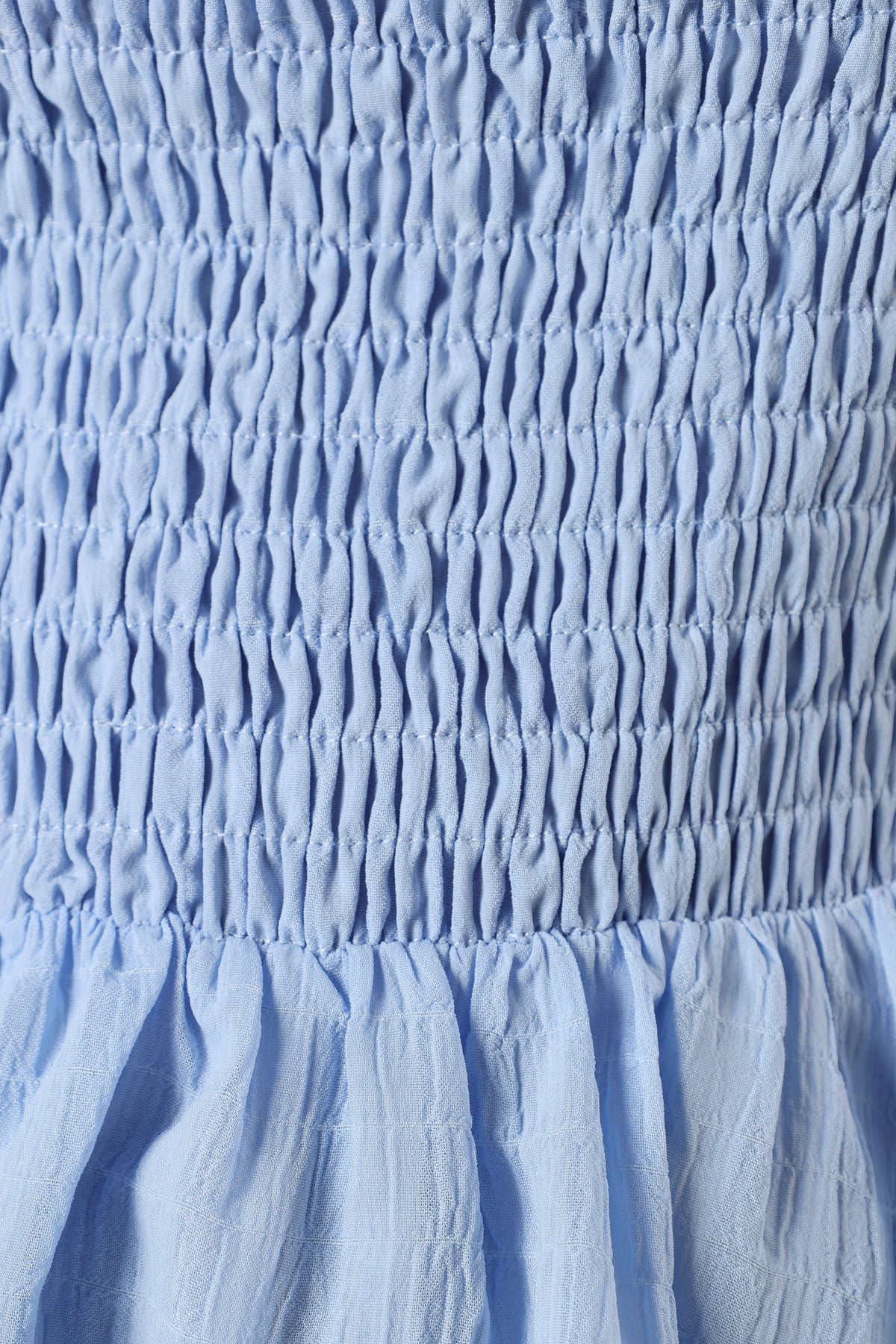 Gabie Ruffle Sleeve Top - Blue