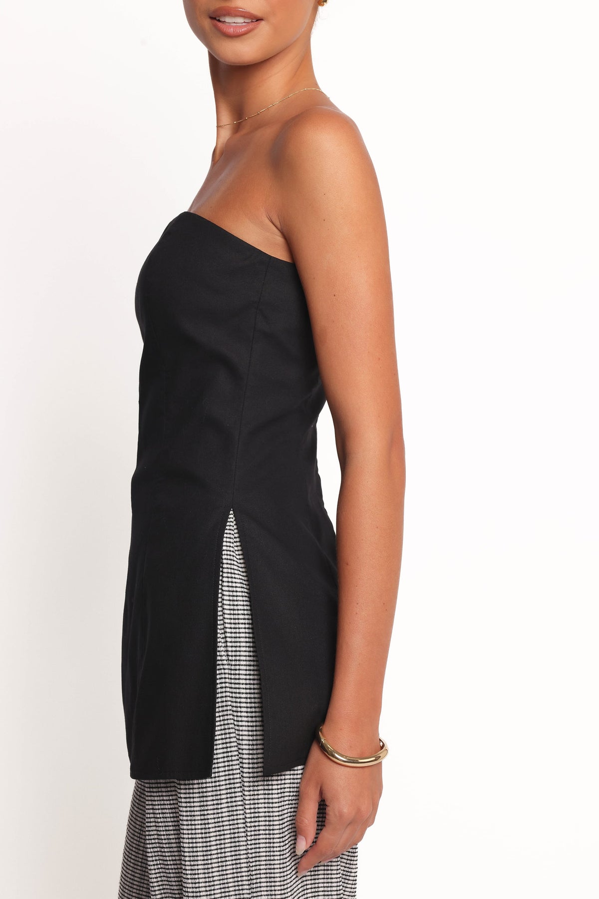 Giovana Strapless Top - Black