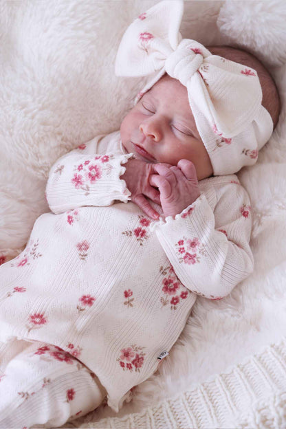2pc Pointelle Crossover Top & Bottom | Precious Posies