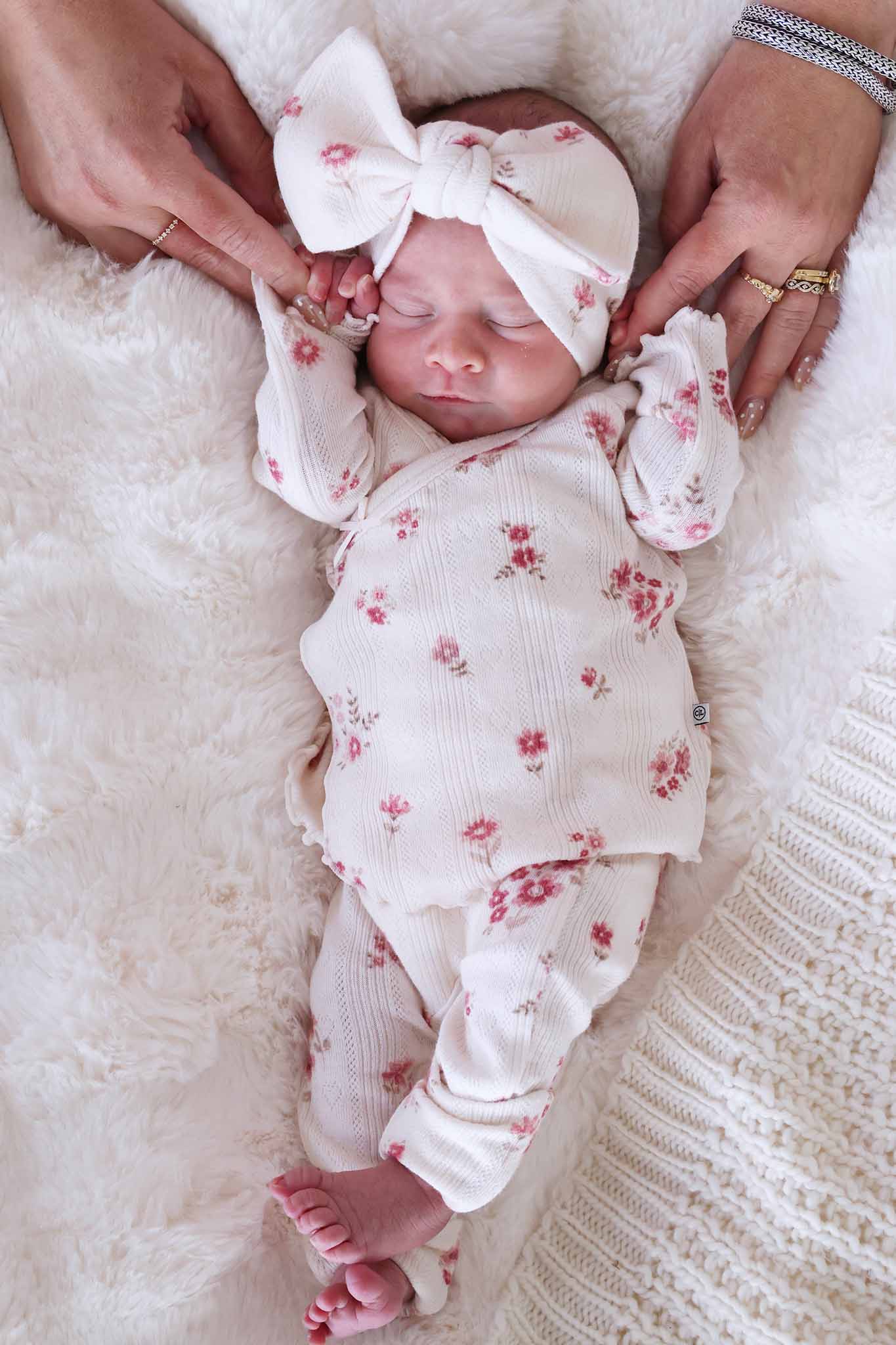 2pc Pointelle Crossover Top & Bottom | Precious Posies
