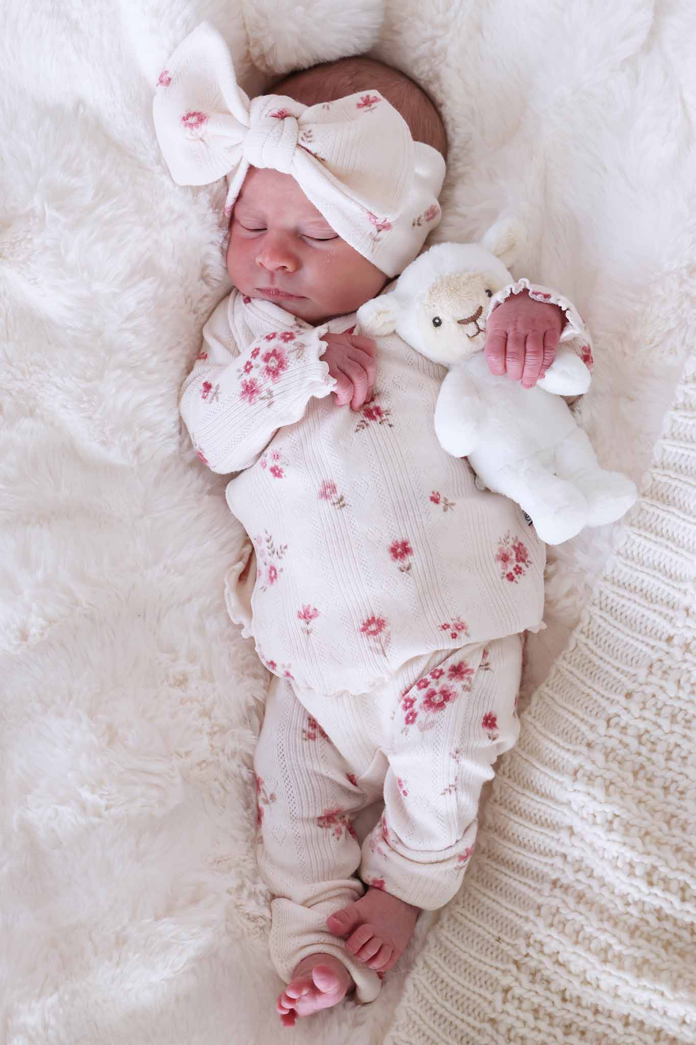 2pc Pointelle Crossover Top & Bottom | Precious Posies