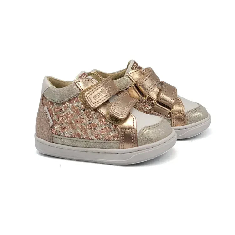 Velcro Grip High Top Sneaker - Copper