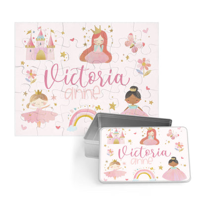 Kids Personalized 30 Piece Puzzle | Sweet Princess