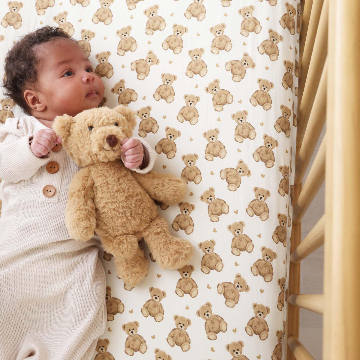 Beary Sweet Crib Sheet