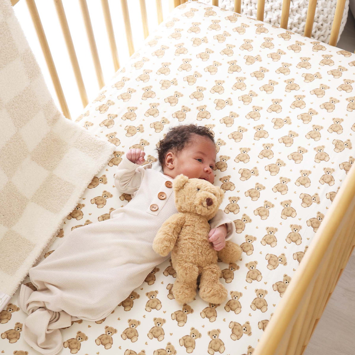 Beary Sweet Crib Sheet