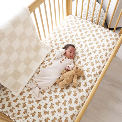 Beary Sweet Crib Sheet