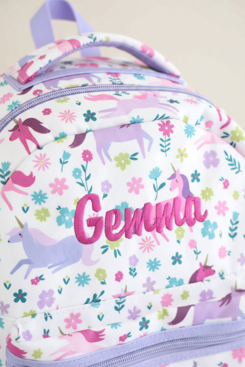 Kids Embroidered Ruffle Backpack | Magical Meadow