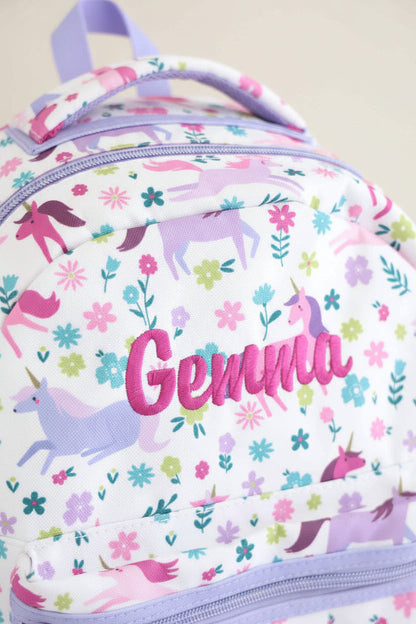 Kids Embroidered Ruffle Backpack | Magical Meadow