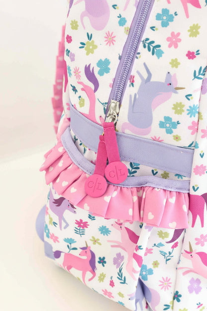 Kids Embroidered Ruffle Backpack | Magical Meadow