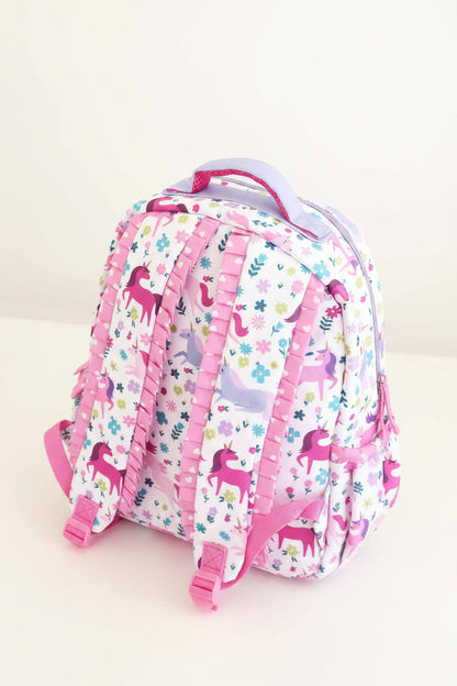 Kids Embroidered Ruffle Backpack | Magical Meadow